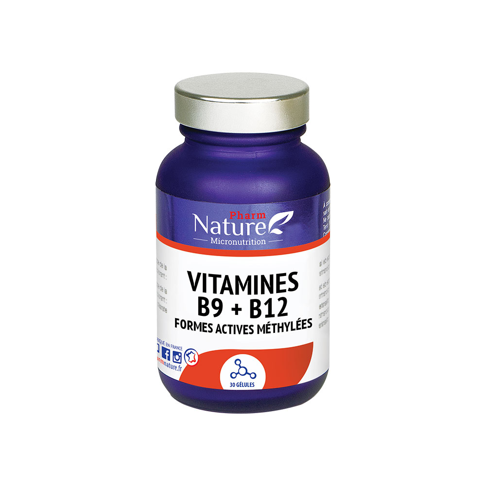 Kersiens Vitamines B9 + B12 30 gélules