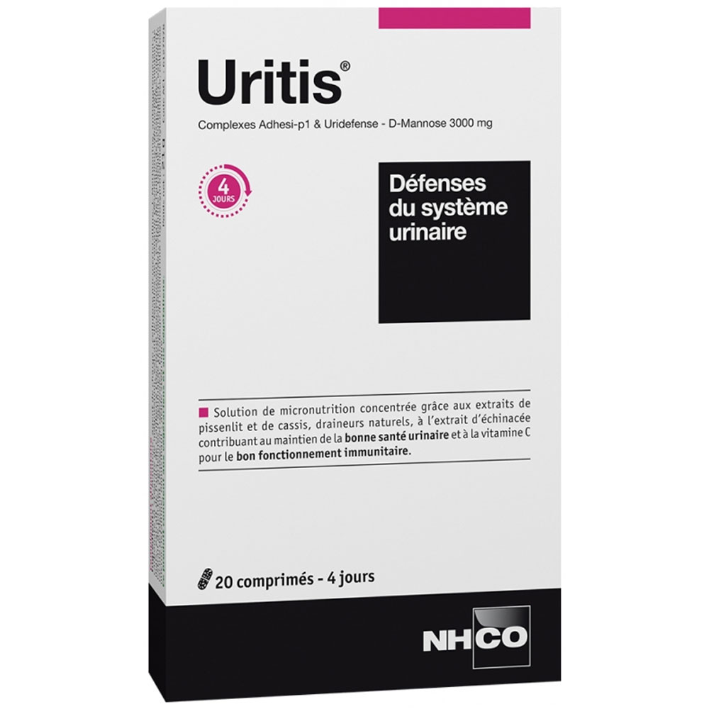 Nhco Nutrition Uritis Défenses du système urinaire 20 comprimés