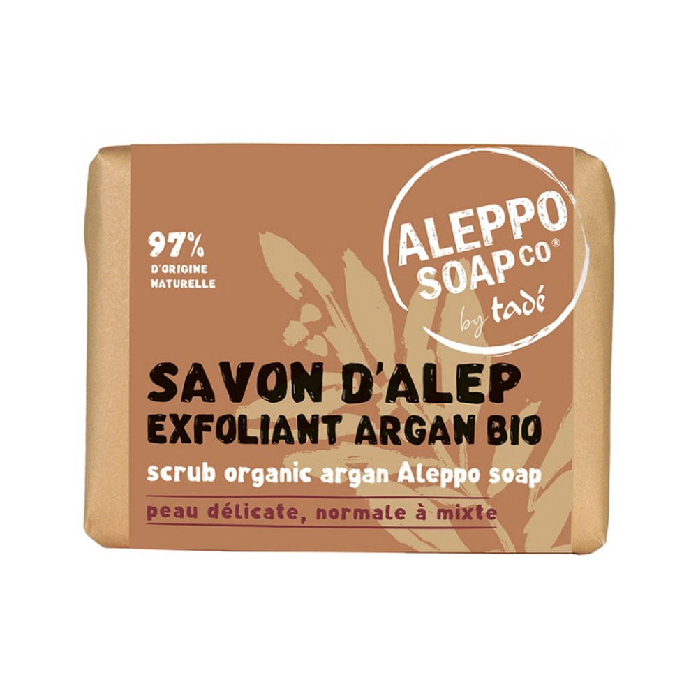 Tadé Savon D'alep Exfoliant Argan Bio 100g