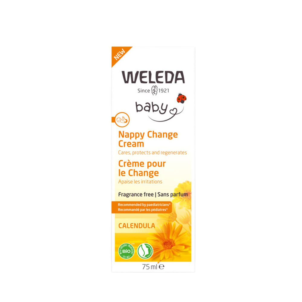 Weleda Bebe Et Enfant Crème pour le Change Sans parfum Calendula 75ml