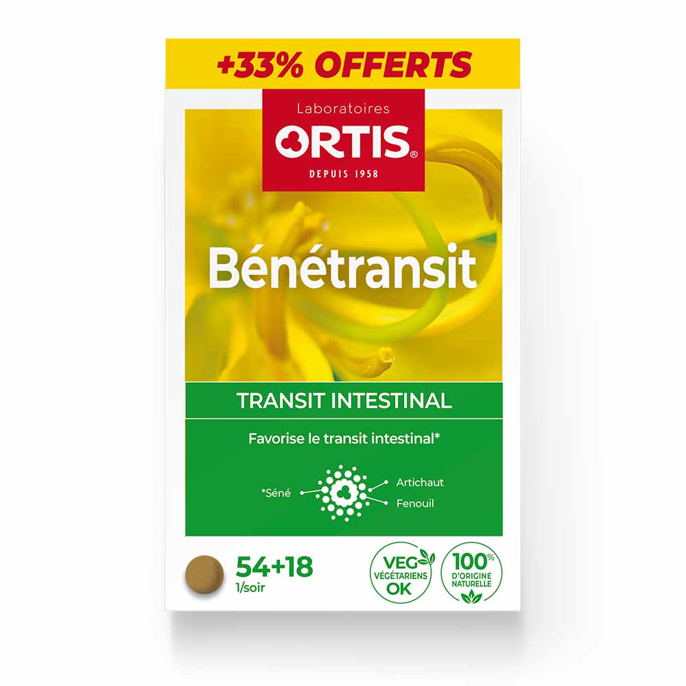 Ortis Benetransit 54+18 comprimés