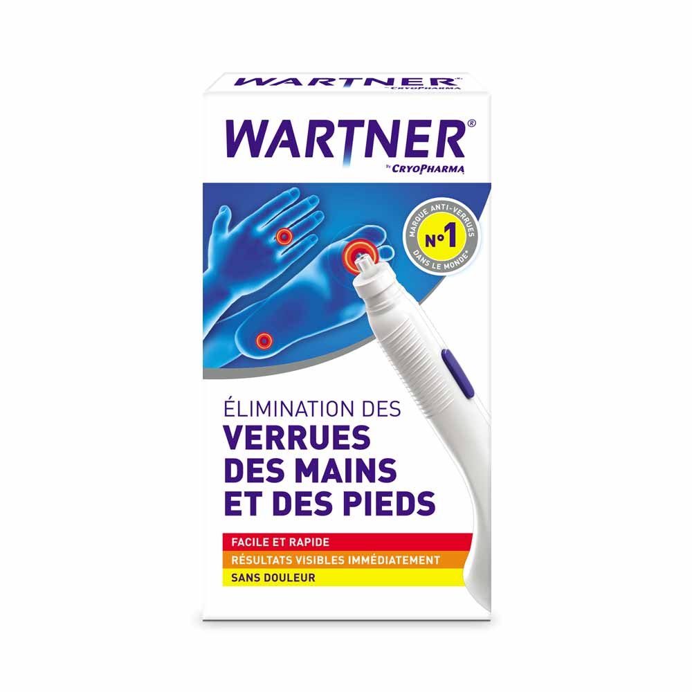 Stylo Anti Verrues Mains Et Pieds 1.5ml Cryopharma Wartner