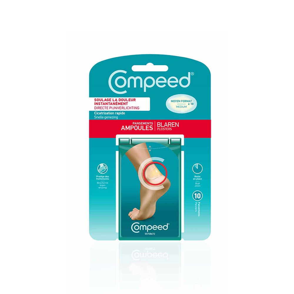 Compeed Pansements Ampoules Moyen Format x10