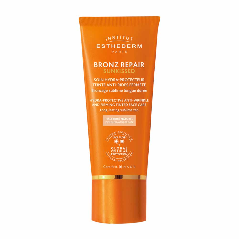 Institut Esthederm Bronz Repair Sunkissed Soin Protecteur Teinte Anti Rides Soleil Modere 50ml