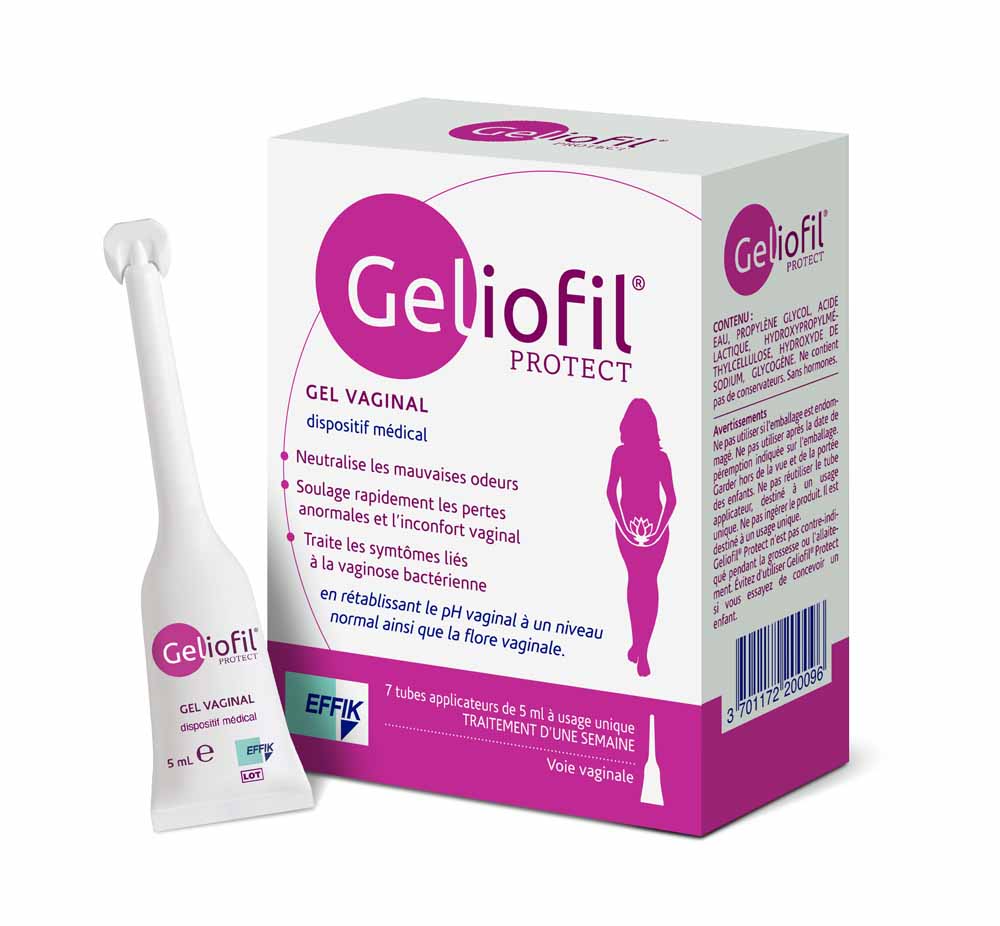 Effik Gel Vaginal Geliofil Protect 7 Tubes de 5ml
