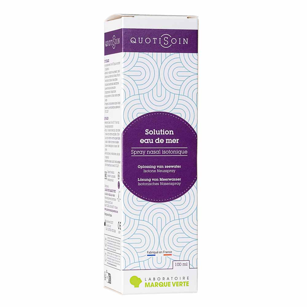 Marque Verte Quotisoin Spray Nasal Solution Eau De Mer 100ml