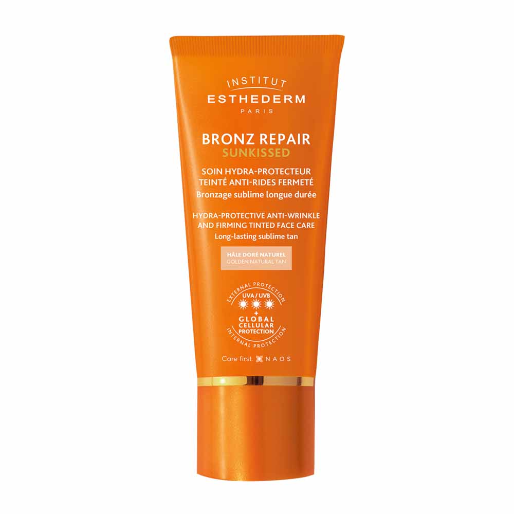 Institut Esthederm Bronz Repair Sunkissed Soin Protecteur Teinte Anti Rides Soleil Fort 50ml