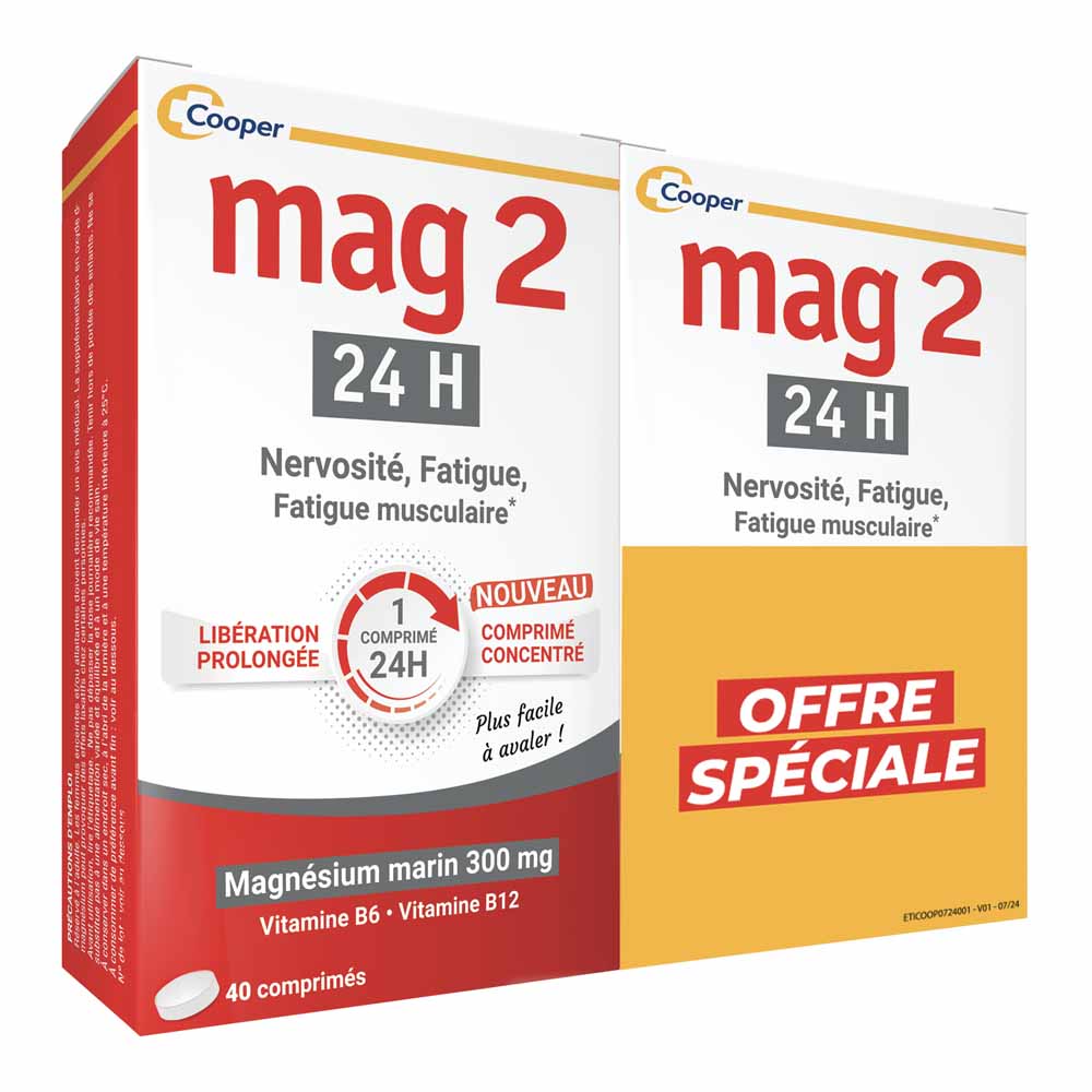 Mag 2 24h Magnesium Marin 2x40 Comprimes