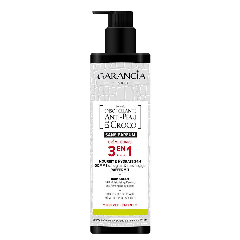 Garancia Ensorcelante Crème Corps 3 en 1 Anti-peau De Croco Sans parfum 400ml