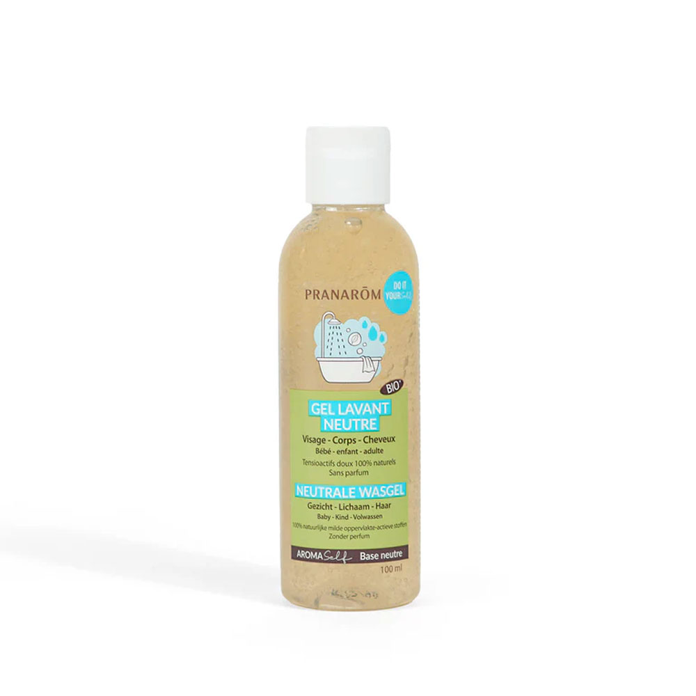 Pranarôm Aromaself Gel Lavant Base Neutre Bio Visage Corps et Cheveux 100ml