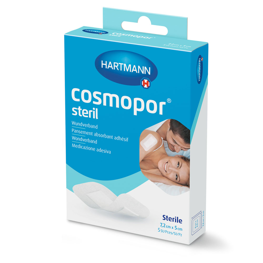 Hartmann Cosmopor Pansement abosrbant adhésif stérile x5