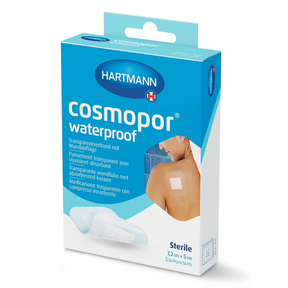Hartmann Cosmopor Waterproof Pansement stérile imperméable x5