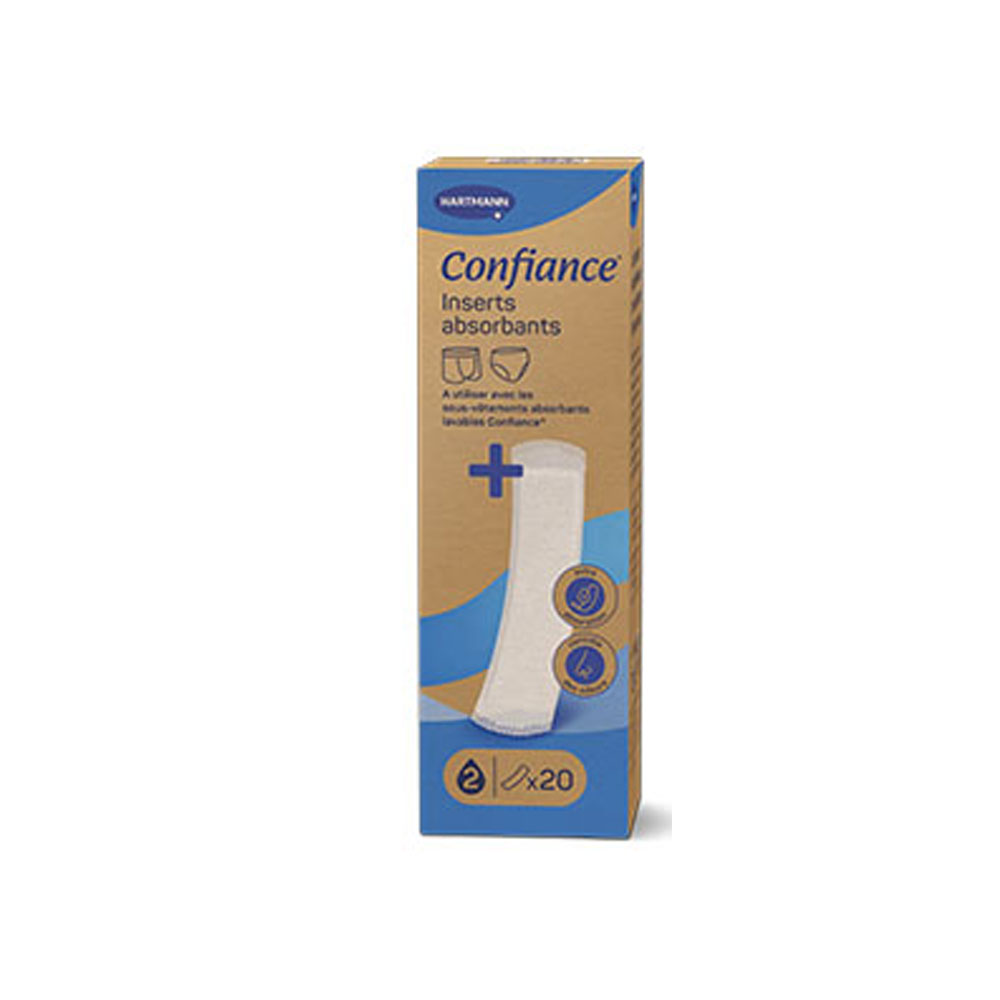 Hartmann Confiance Inserts absorbants pour sous-vêtements lavables x20