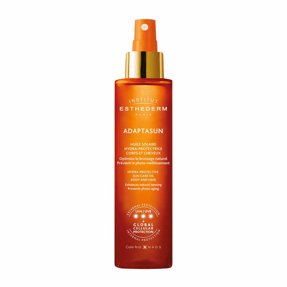 Institut Esthederm Adaptasun Huile Solaire Hydra-Protectrice Extrême Corps et Cheveux 150ml
