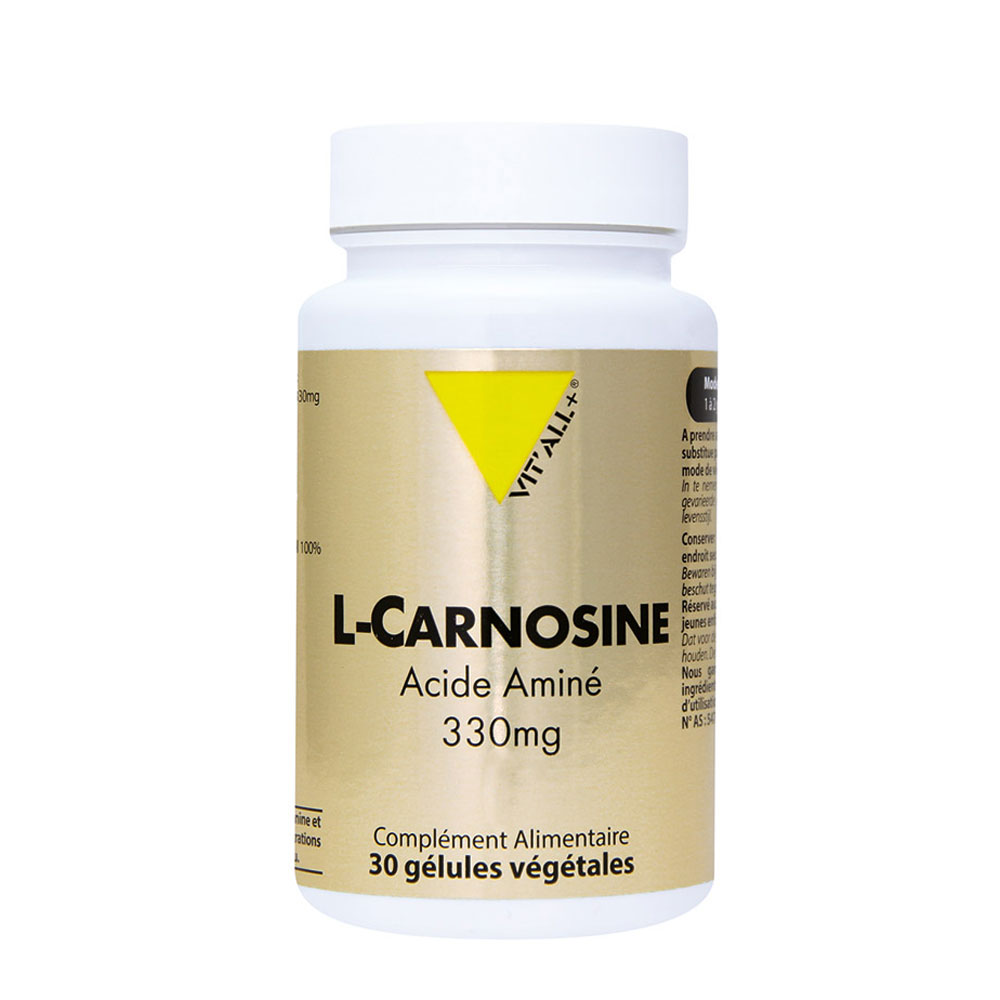 L-carnosine Acide Amine 330g 30capsules Vit'All+