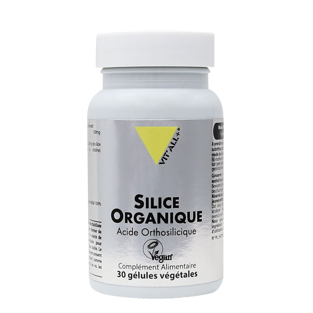 Silice Organique 25mg 30 Gélules Vit'All+