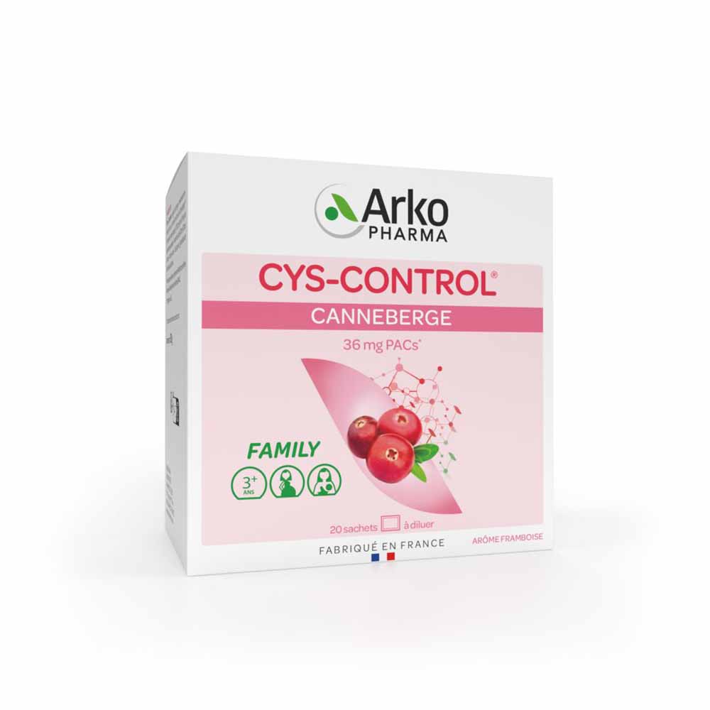Arkopharma Cys-Control Confort Urinaire Canneberge 20 sachets