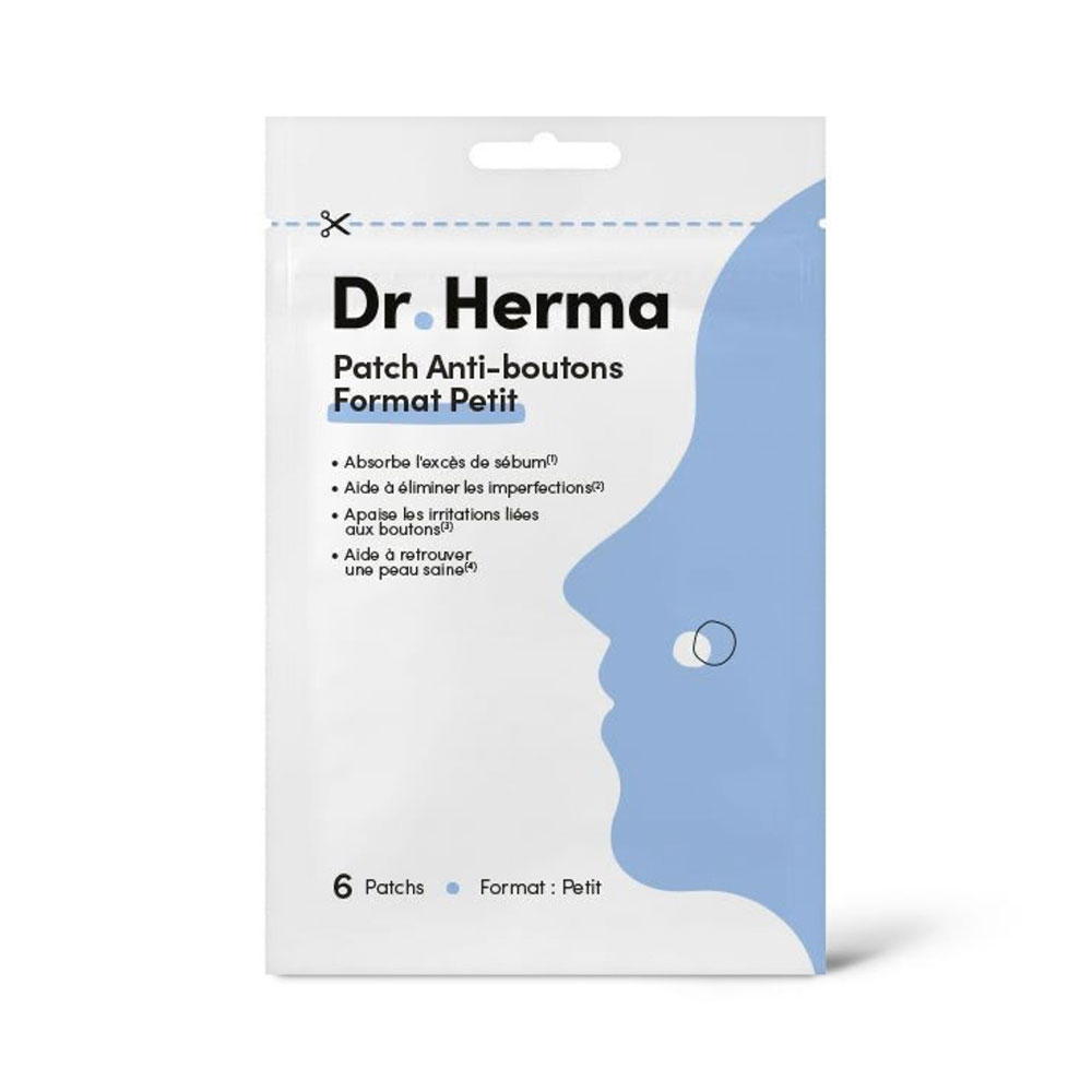 Dr. Herma Patch Anti-Boutons Format Petit x6