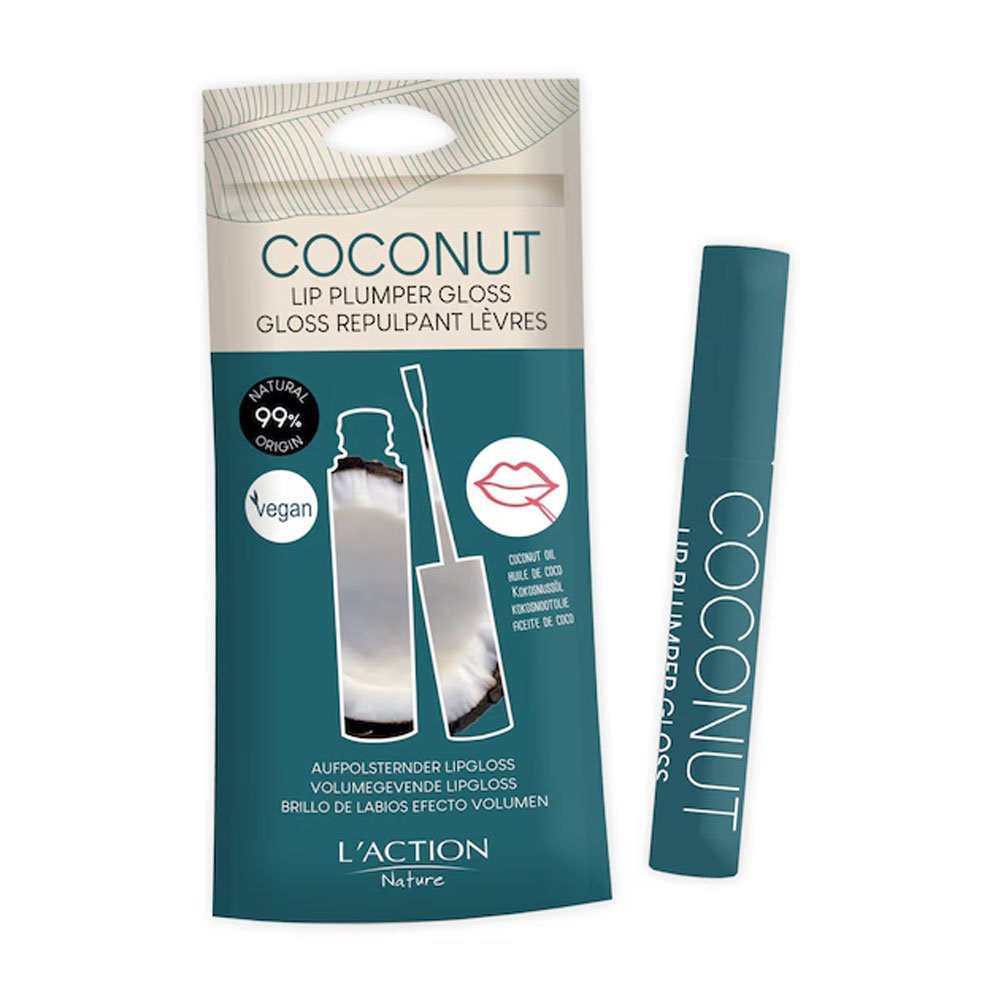 L'Action Cosmetique Mediatic Gloss repulpant lèvres Noix de coco 10ml