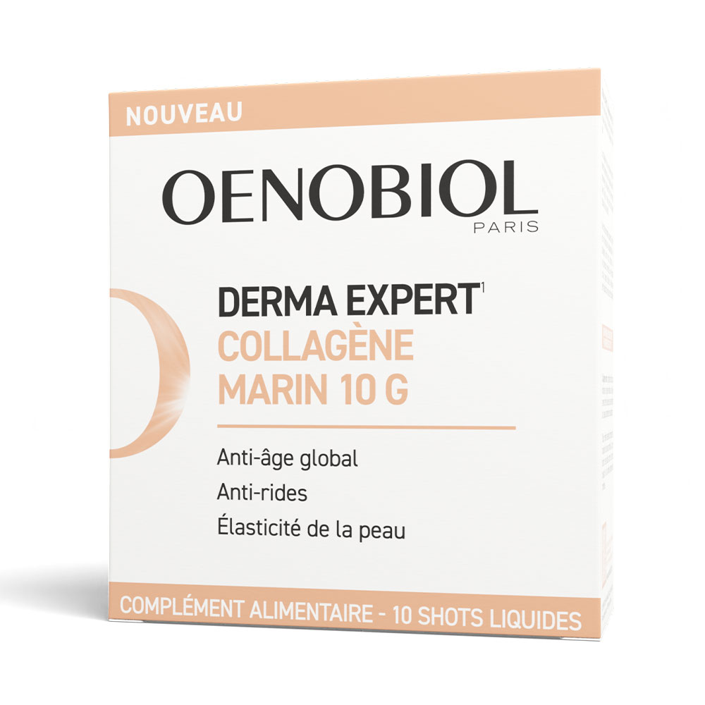 Oenobiol Derma Expert Collagène Marin Anti-âge rides 10 shots