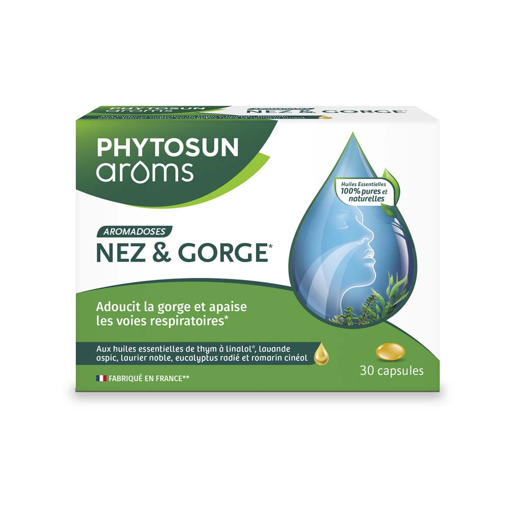 Phytosun Aroms Nez Et Gorge Aroms 30 Capsules