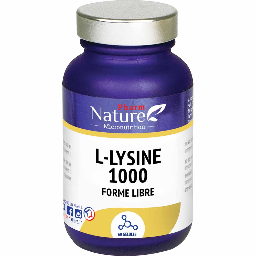 Kersiens L-lysine 1000 60 gélules