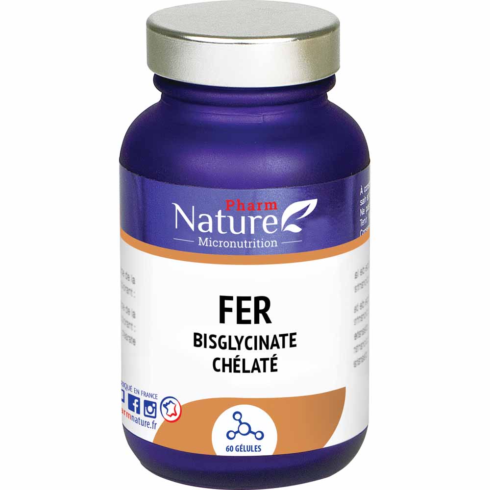 Kersiens Fer bisglycinate chélaté 60 gélules