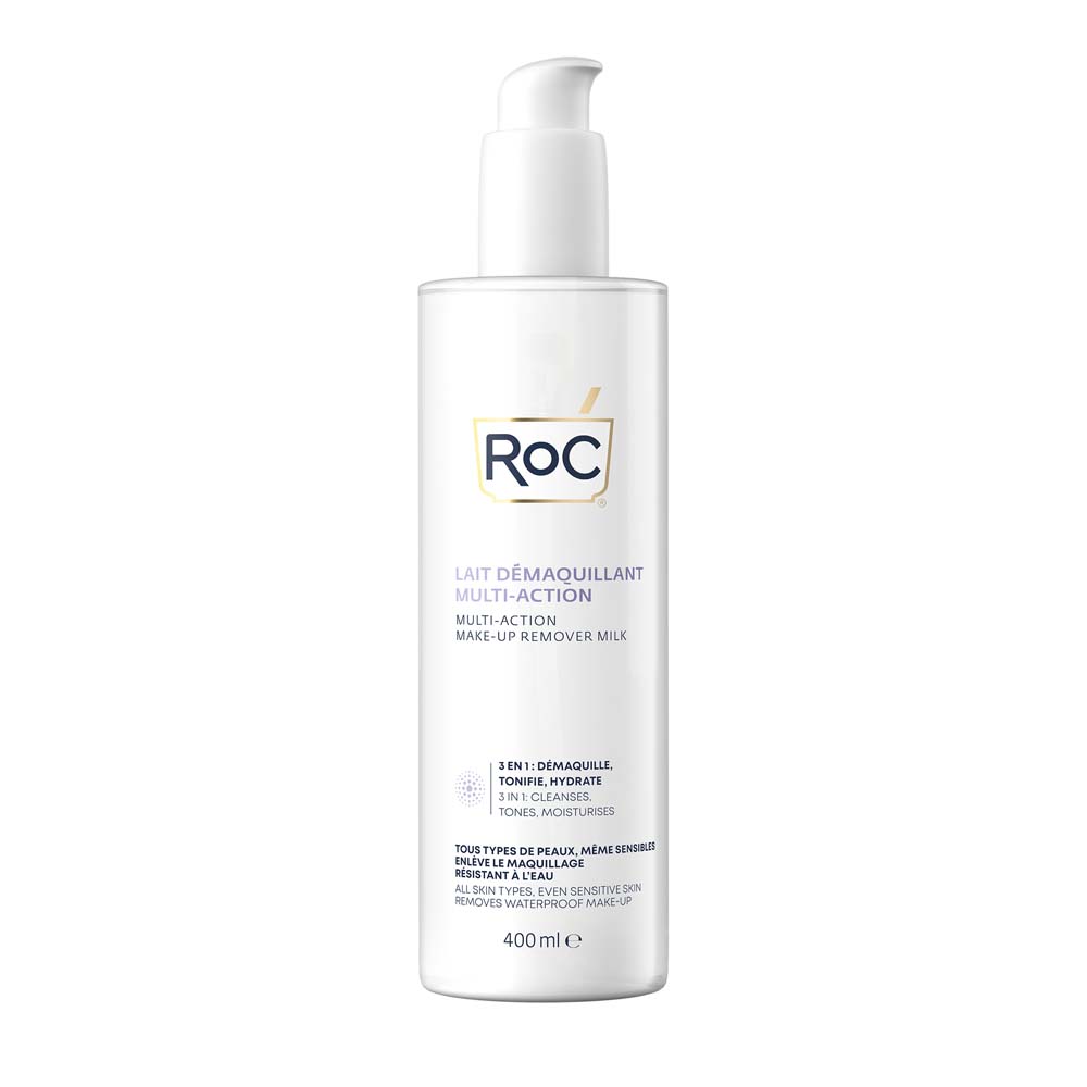 Roc Nettoyant visage Lait demaquillant 3-en-1 Multi Action 400ml