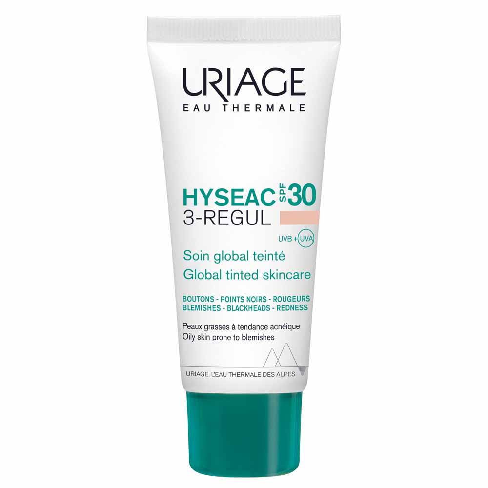 Uriage Hyséac 3-Regul Soin Global Teinte SPF30 Peaux Grasses A Imperfections 40ml