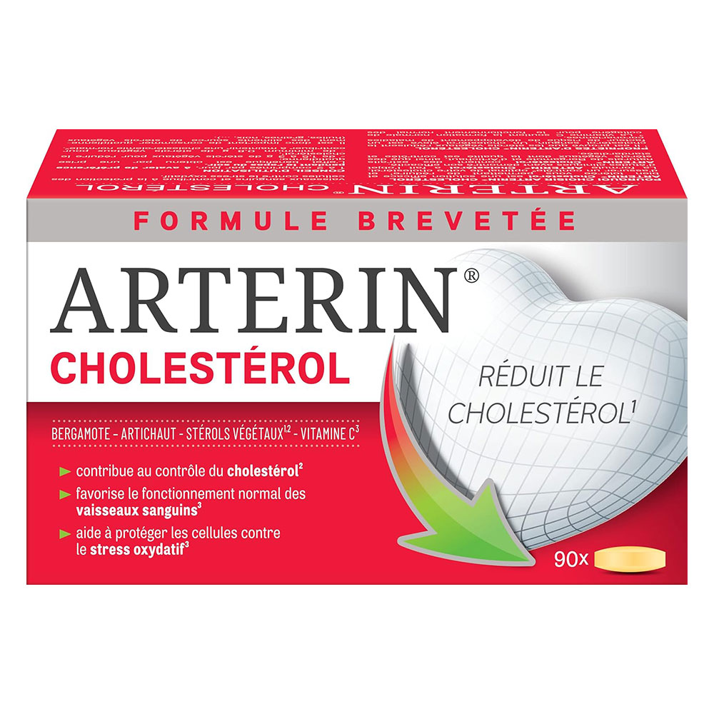 Omega Pharma Arterin Cholestérol Actifs d'Origine Naturelle 90 Comprimés