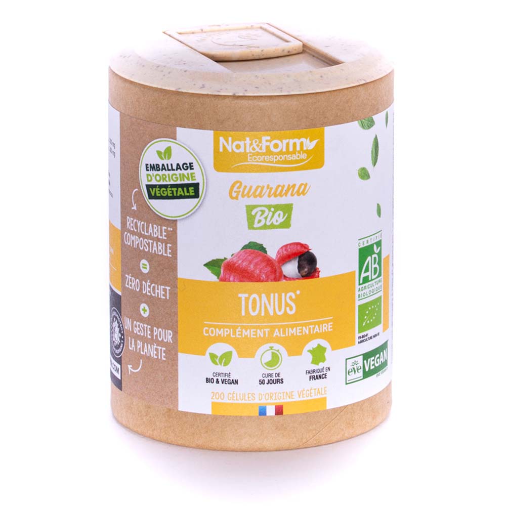 Nat&Form GUARANA BIO 200 capsules
