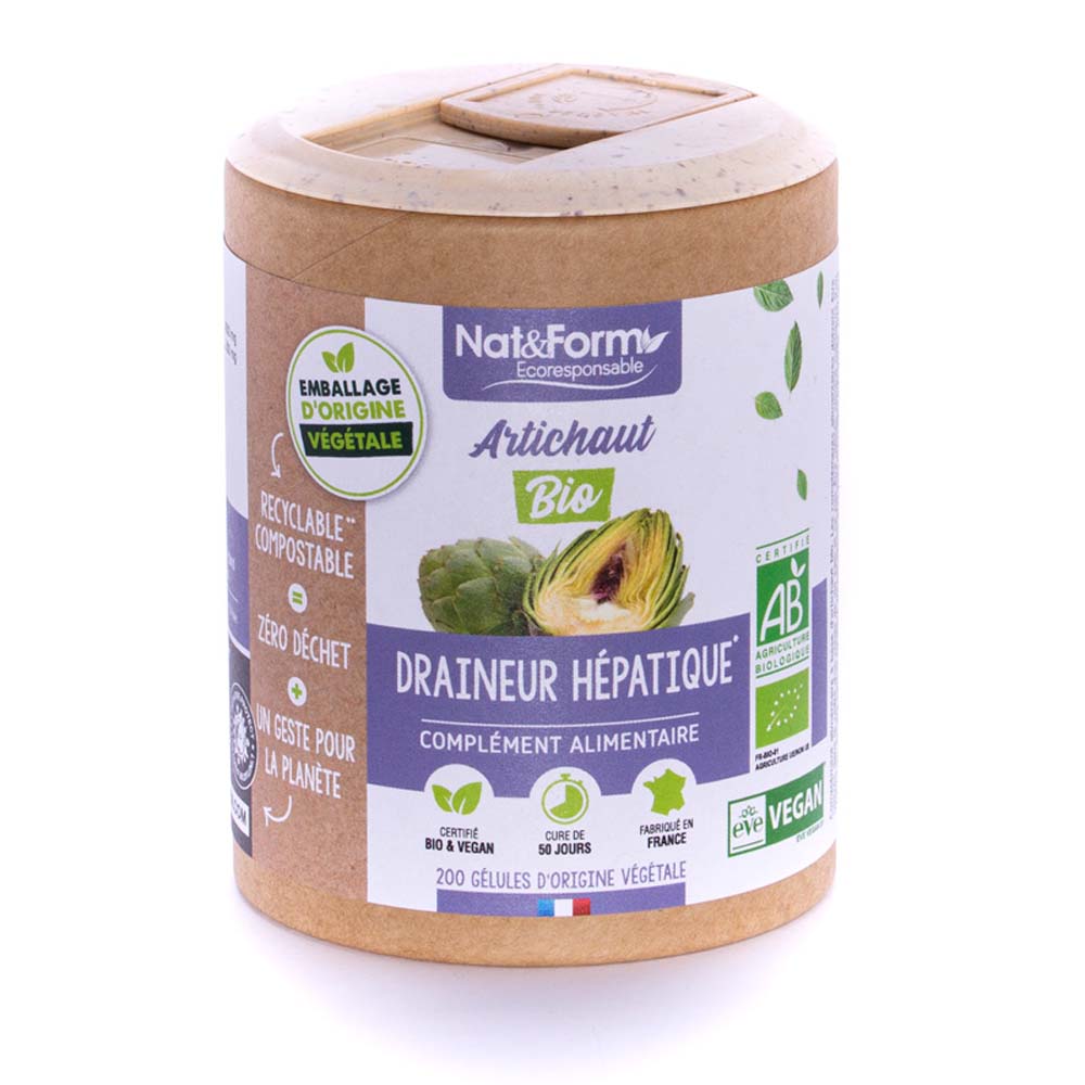 Nat&Form ARTICHAUT BIO 200 Gélules