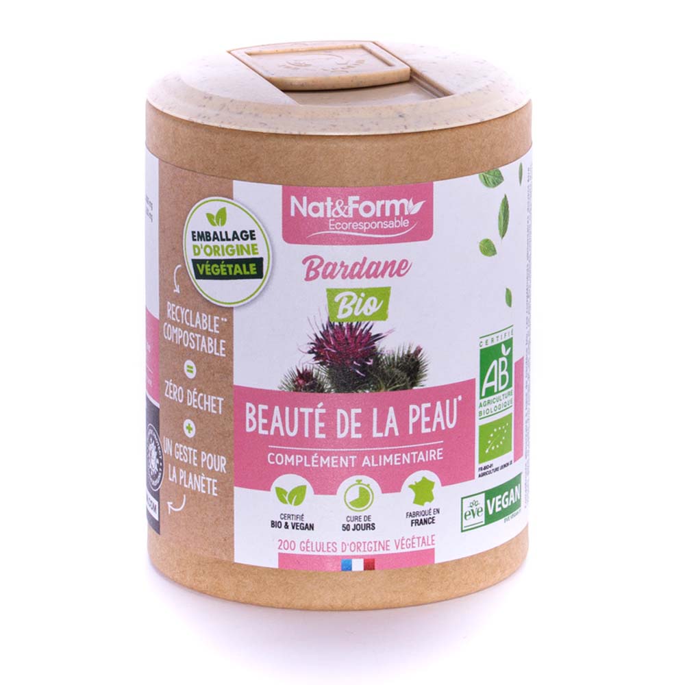 Nat&Form BARDANE BIO 200 Gélules