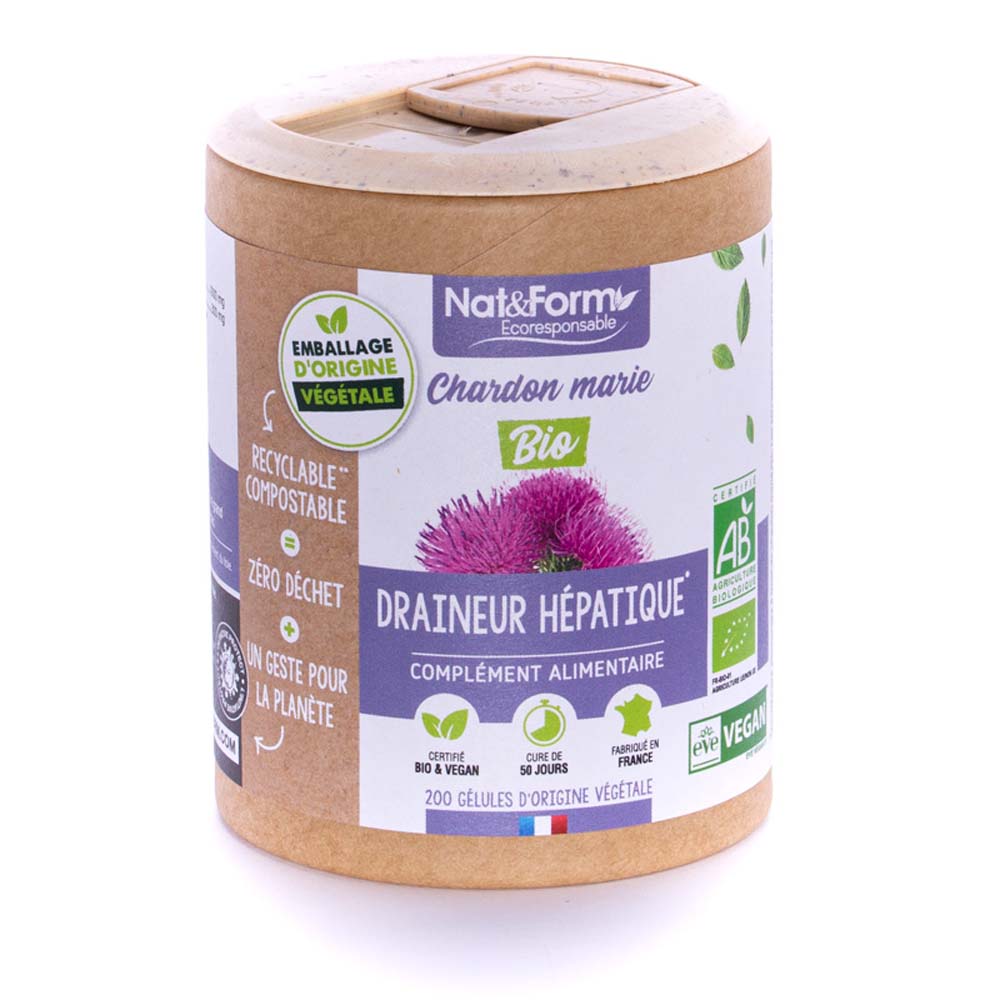 ECORESPONSABLE CHARDON MARIE BIO 200 Gélules Nat&Form