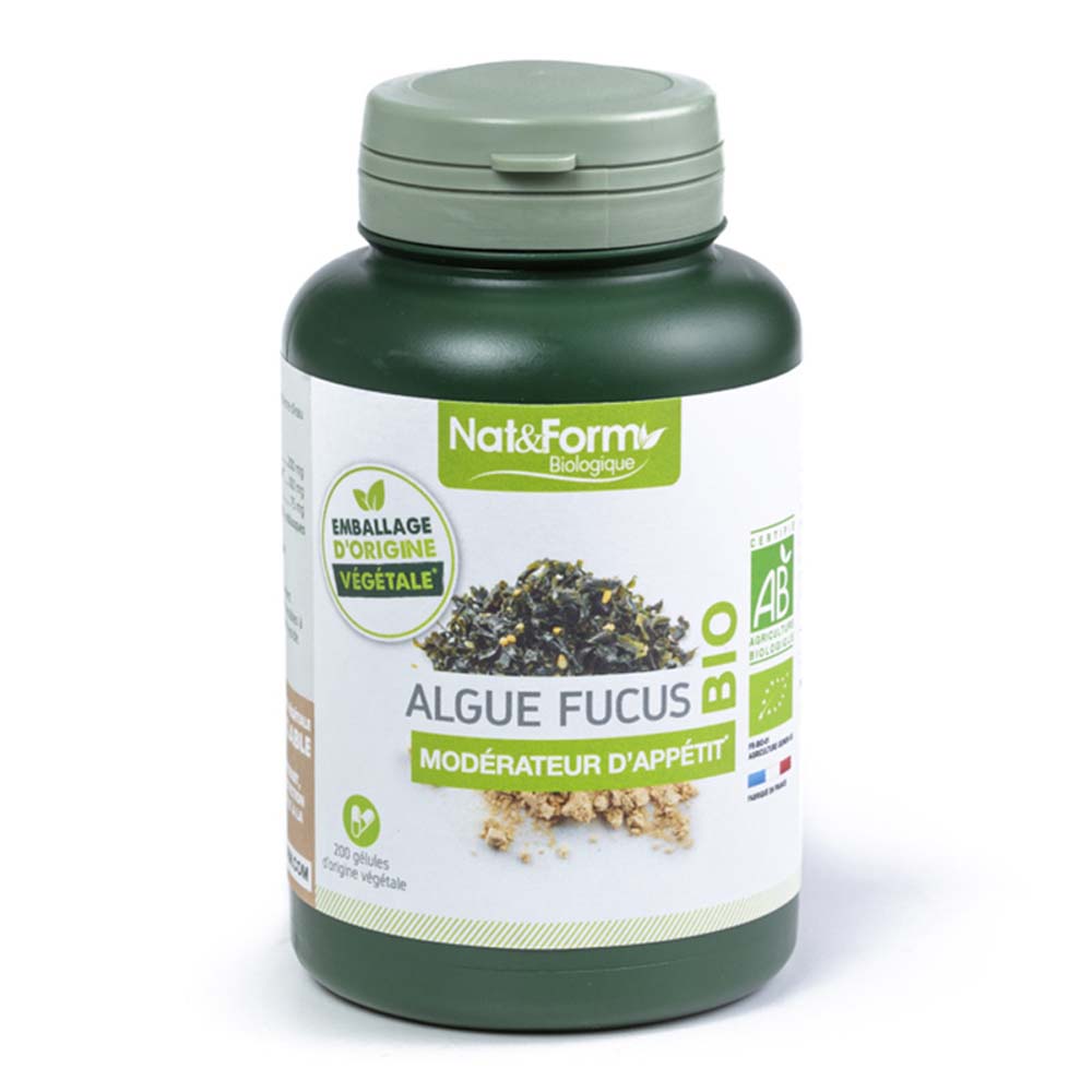 Nat&Form ALGUE FUCUS BIO 200 Gélules