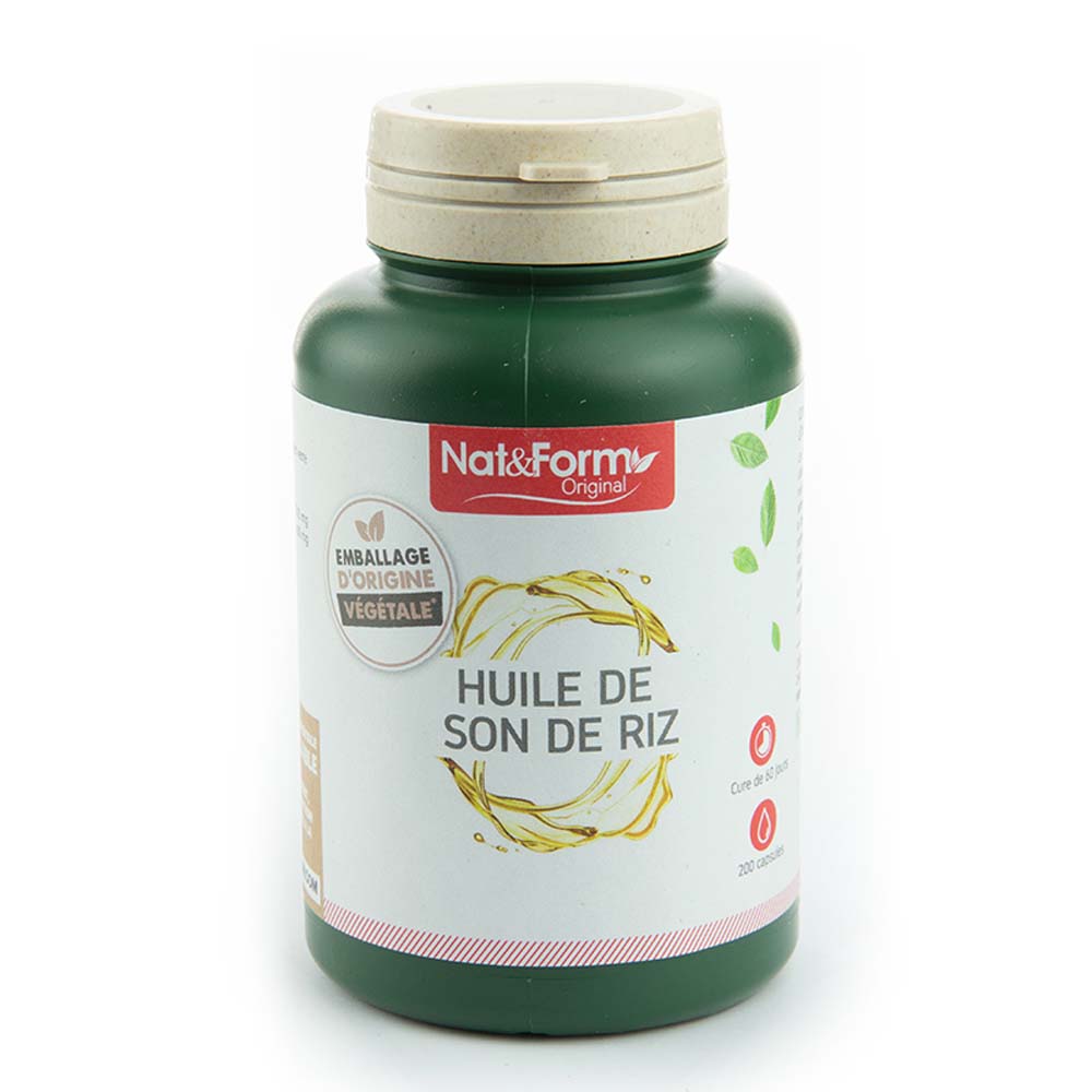 Nat&Form HUILE DE SON DE RIZ 200 capsules