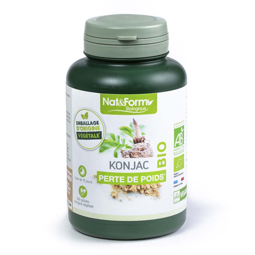 Nat&Form KONJAC BIO 200 Gélules