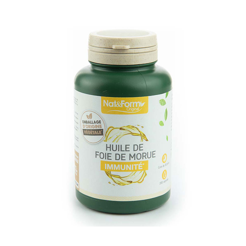 Nat&Form Huile De Foie De Morue 200 capsules