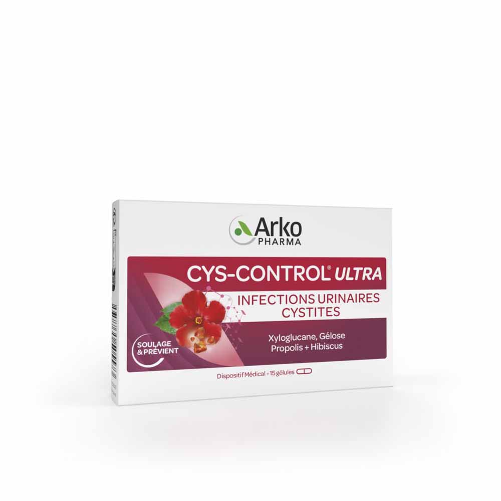 Arkopharma Cys-Control Ultra Infections Urinaires Cystites 15 gélules