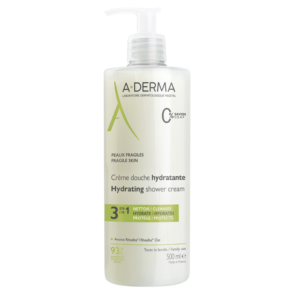 A-Derma Les Indispensables Crème Douche Hydratante 3en1 500ml