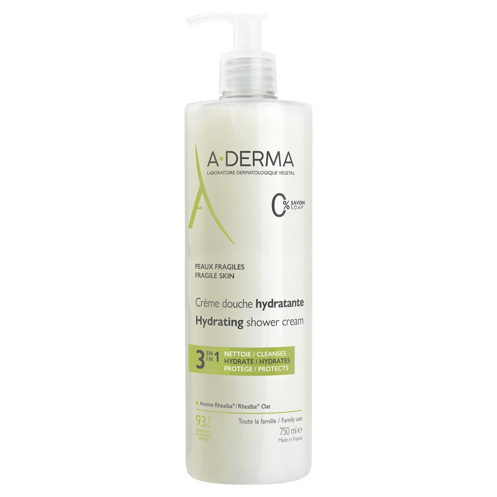 A-Derma Les Indispensables Crème Douche Hydratante 3 en 1 750ml