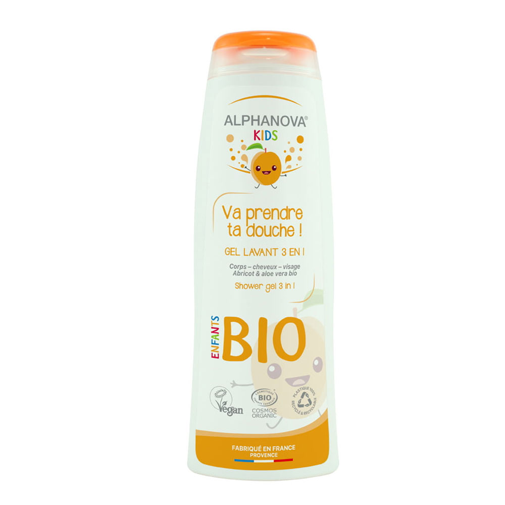 Alphanova Kids Va Prendre Ta Douche Gel Lavant 3 En 1 Bio 250 ml