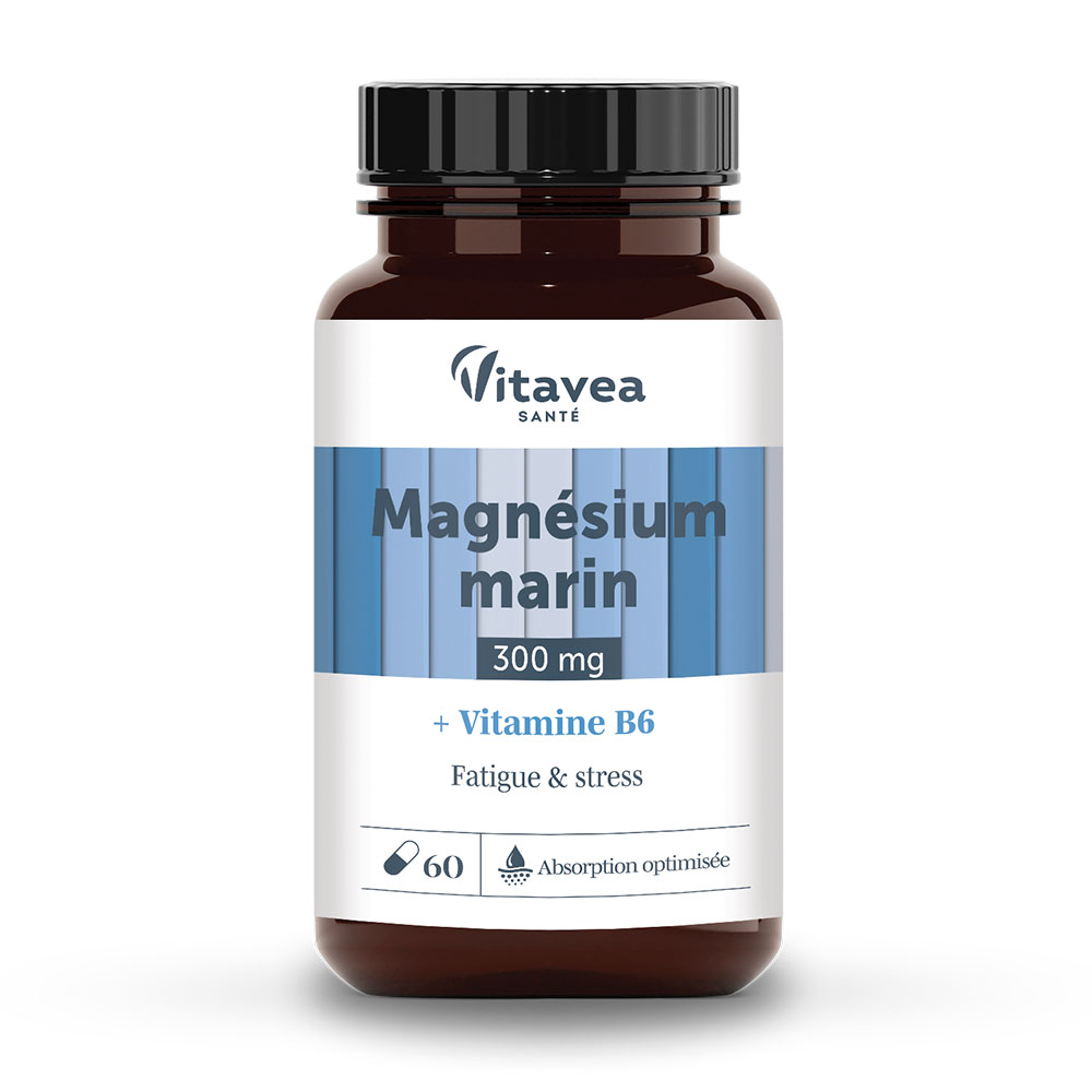 Vitavea Santé Les Essentiels Magnésium Bio Fatigue & stress 60 gélules