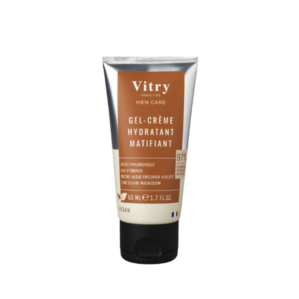 Vitry Men Care Men Gel-crème hydratant Matifiant 50ml