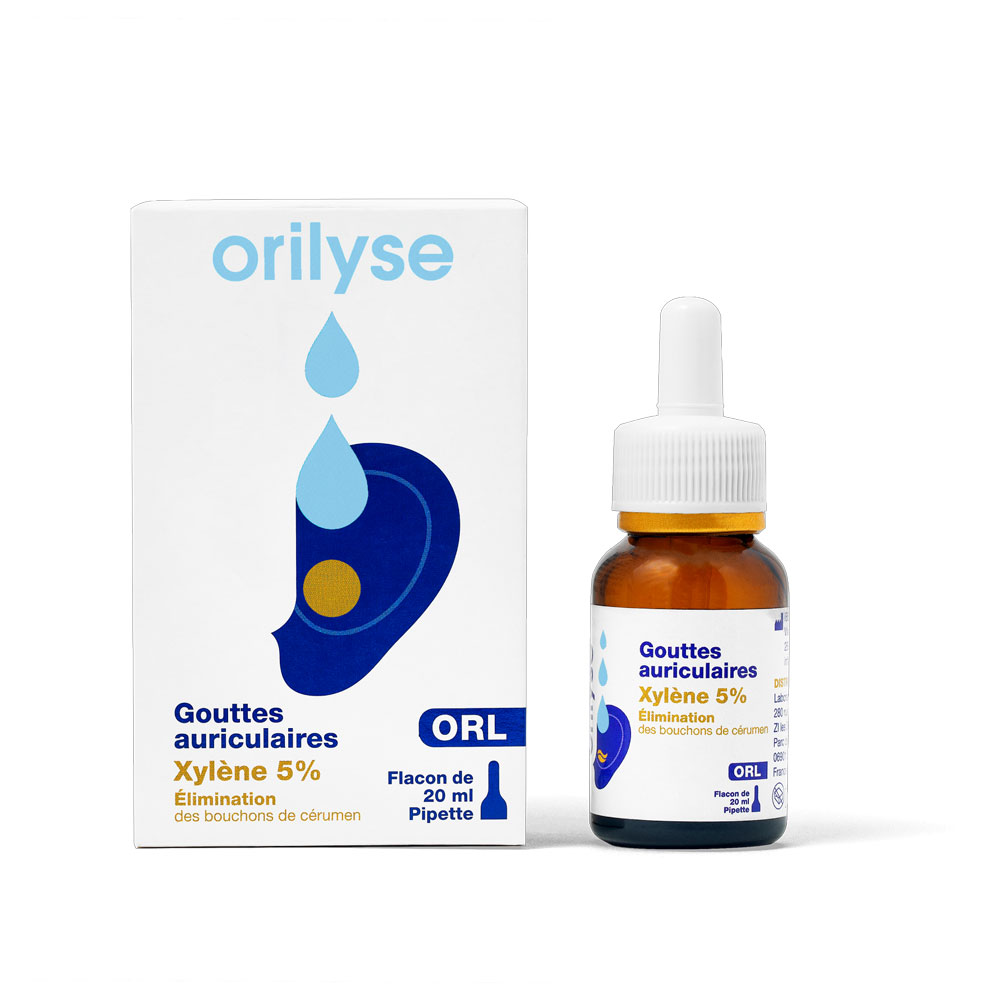 IBSA Orilyse Gouttes Auriculaires Élimination Des Bouchons De Cérumens 20ml