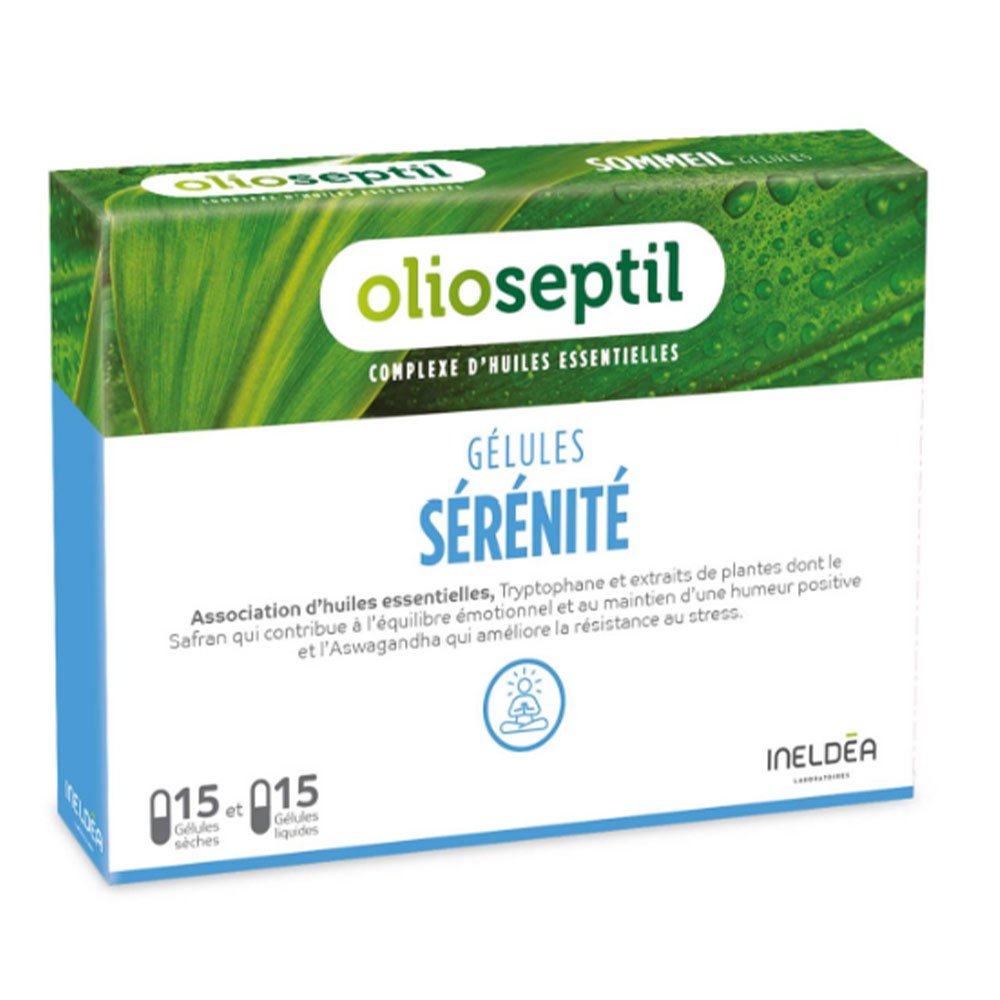 Olioseptil Sérénité 15 Gélules Sèches + 15 Gélules Liquides