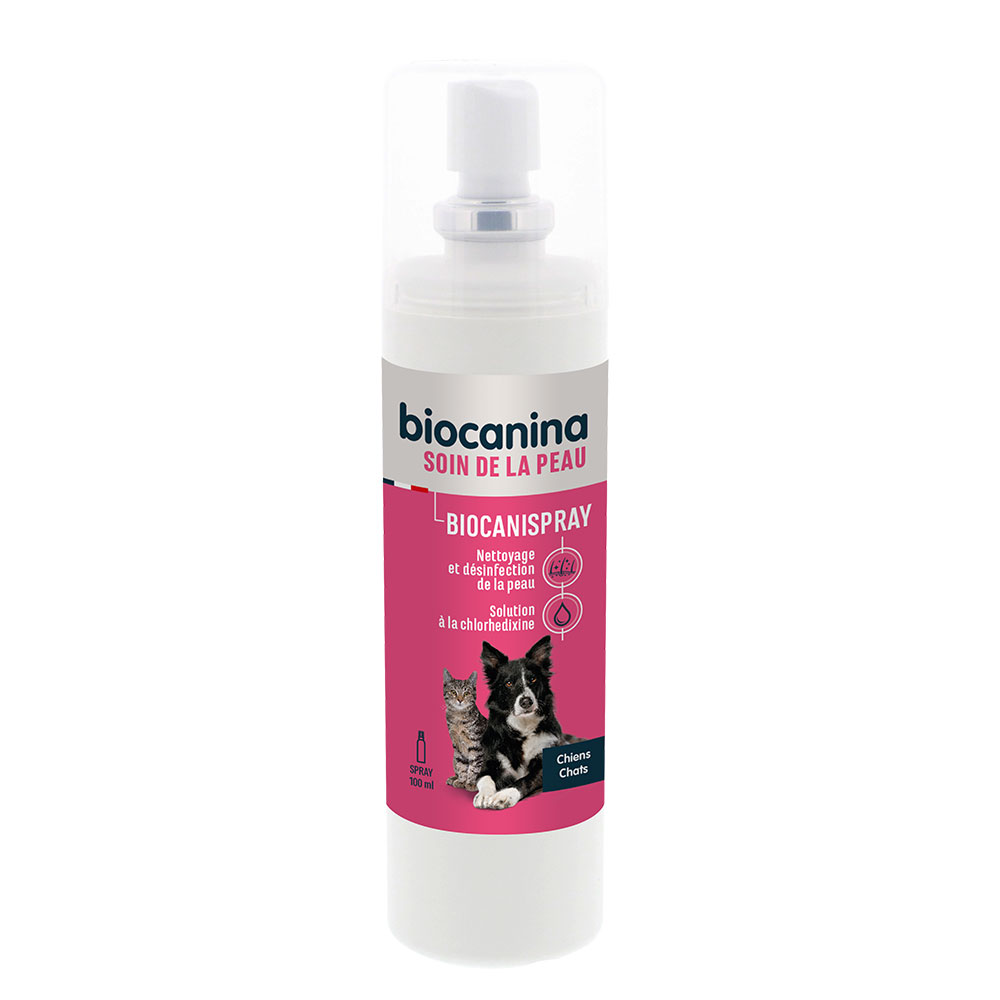 Biocanina Dermatologie Biocanispray Chlorhedixine 100ml