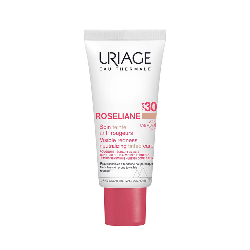 Cc Cream Spf30 Peaux Sensibles A Rougeurs 40ml Roseliane Uriage