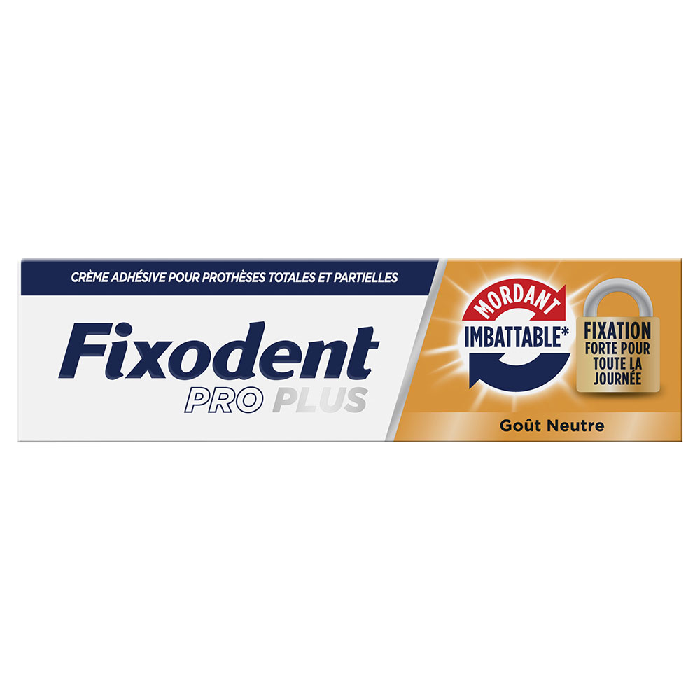 Fixodent Pro plus Mordant Imbattable 40g