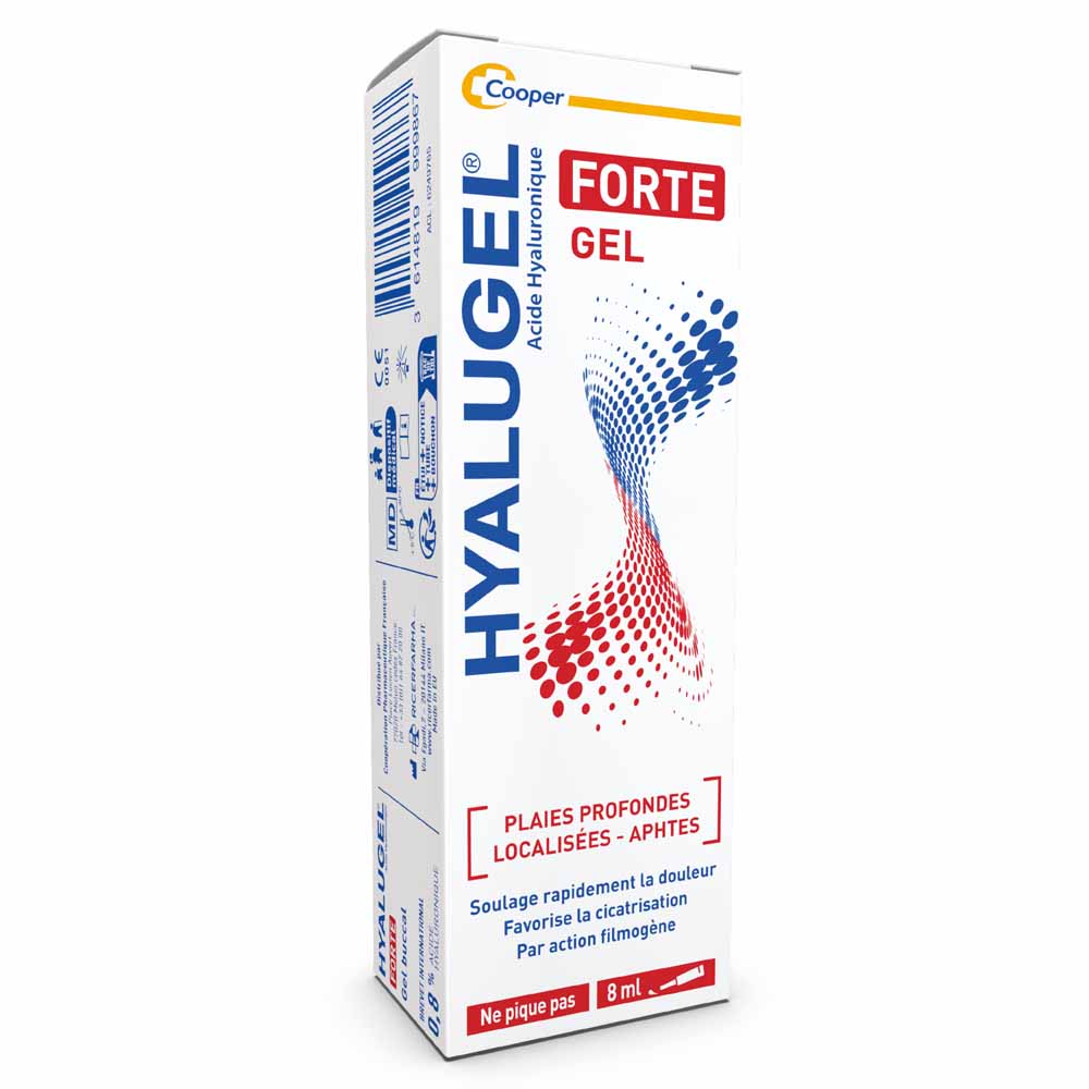 Hyalugel Gel Buccal Plaies Profondes Localisées 8ml